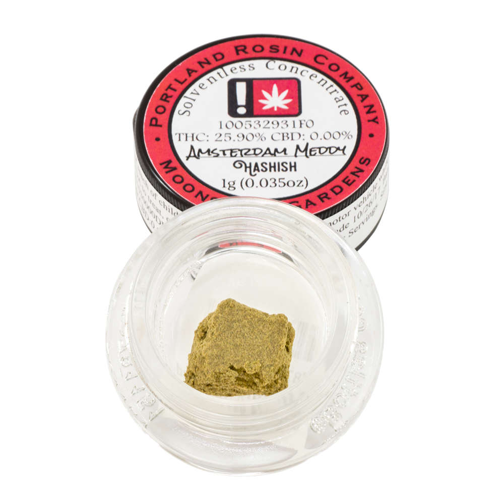 Amsterdam Meddy Hashish by Portland Rosin Company - Dr. Jolly's