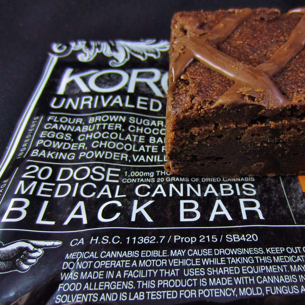 Korova Black Bar - Lifted Health & Wellness - Medical Marijuana Menu | Medicinal Cannabis Pot Weed Directory